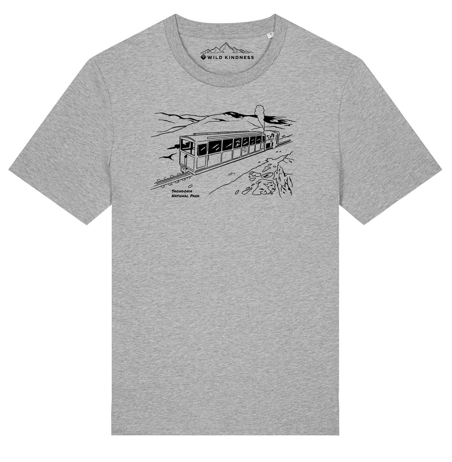Snowdonia National Park T-Shirt, Unisex Fit Made From Organic Cotton