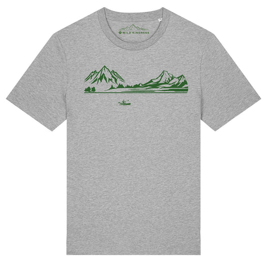 Kayaking T-Shirt Mens, Made From Organic Cotton