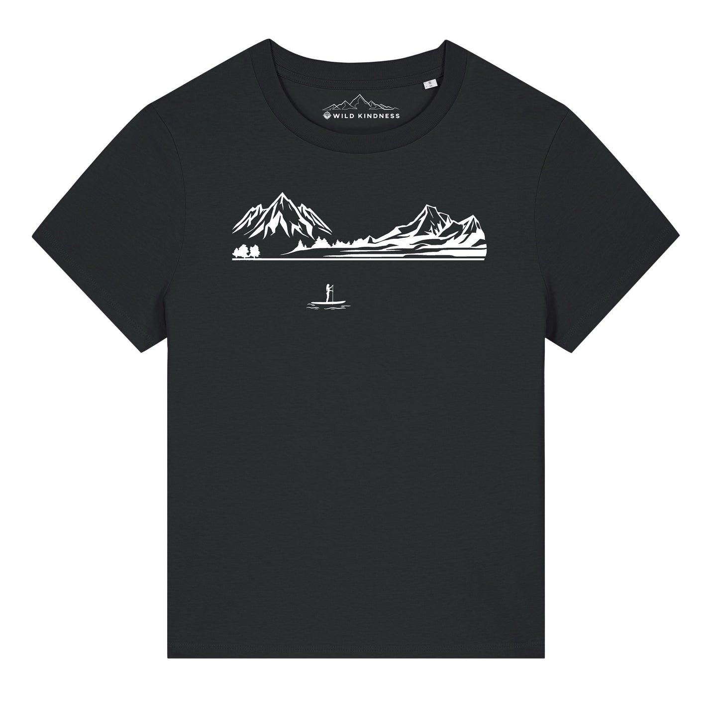 Paddle Boarding T-Shirt Womens, Made From Organic Cotton