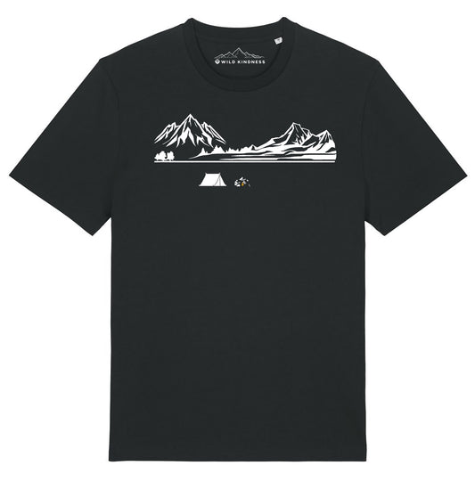 Camping T-Shirt Mens, Made From Organic Cotton
