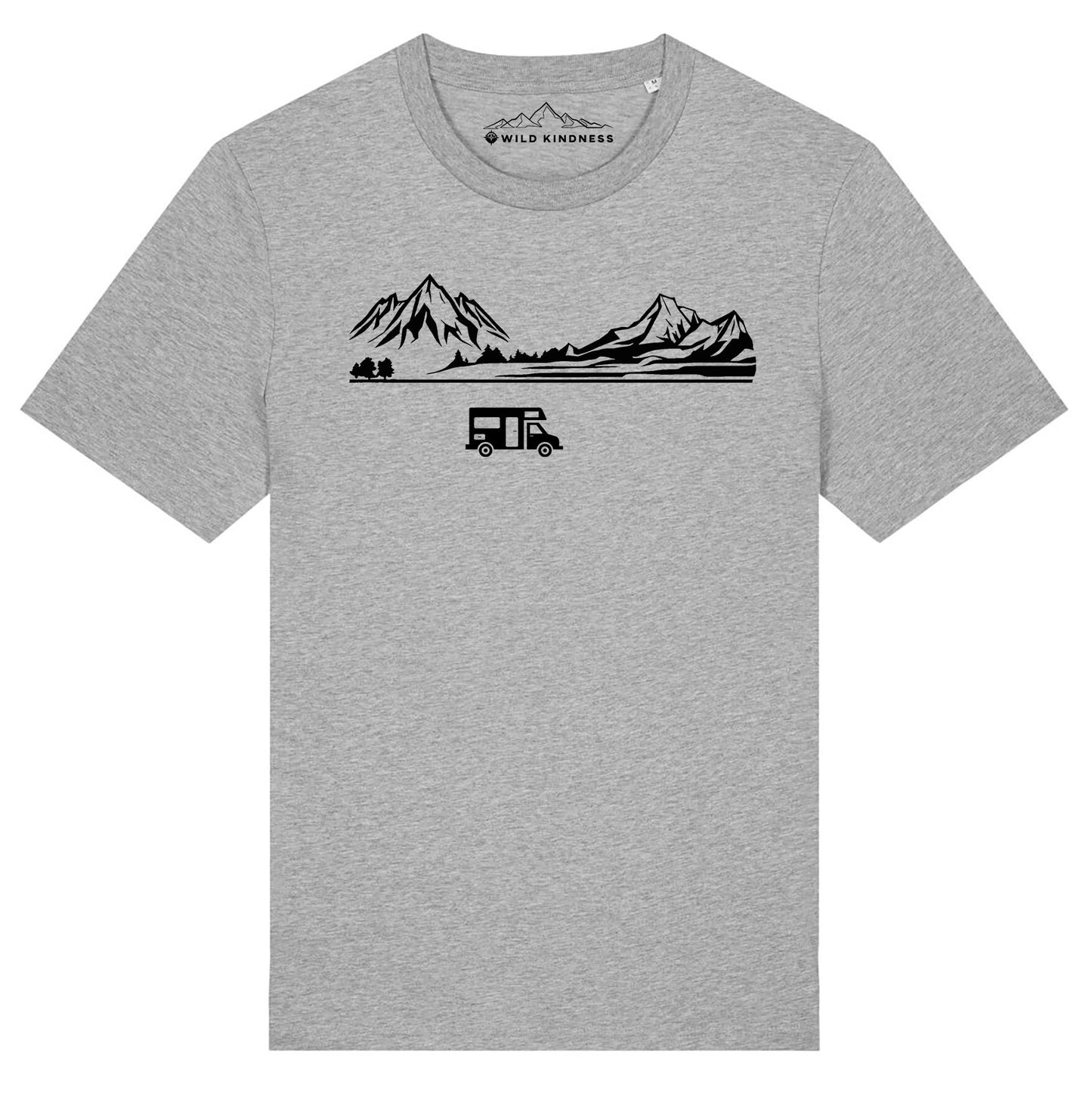 Motorhome T-Shirt Womens, Made From Organic Cotton