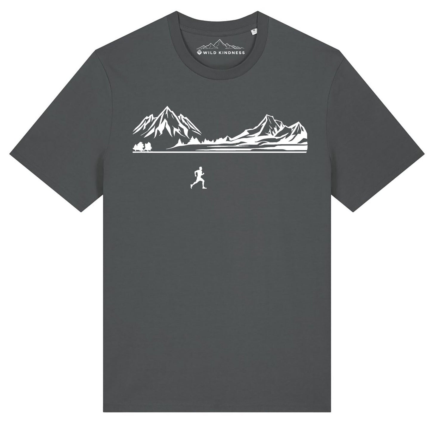 Trail Running T-Shirt Mens, Made From Organic Cotton