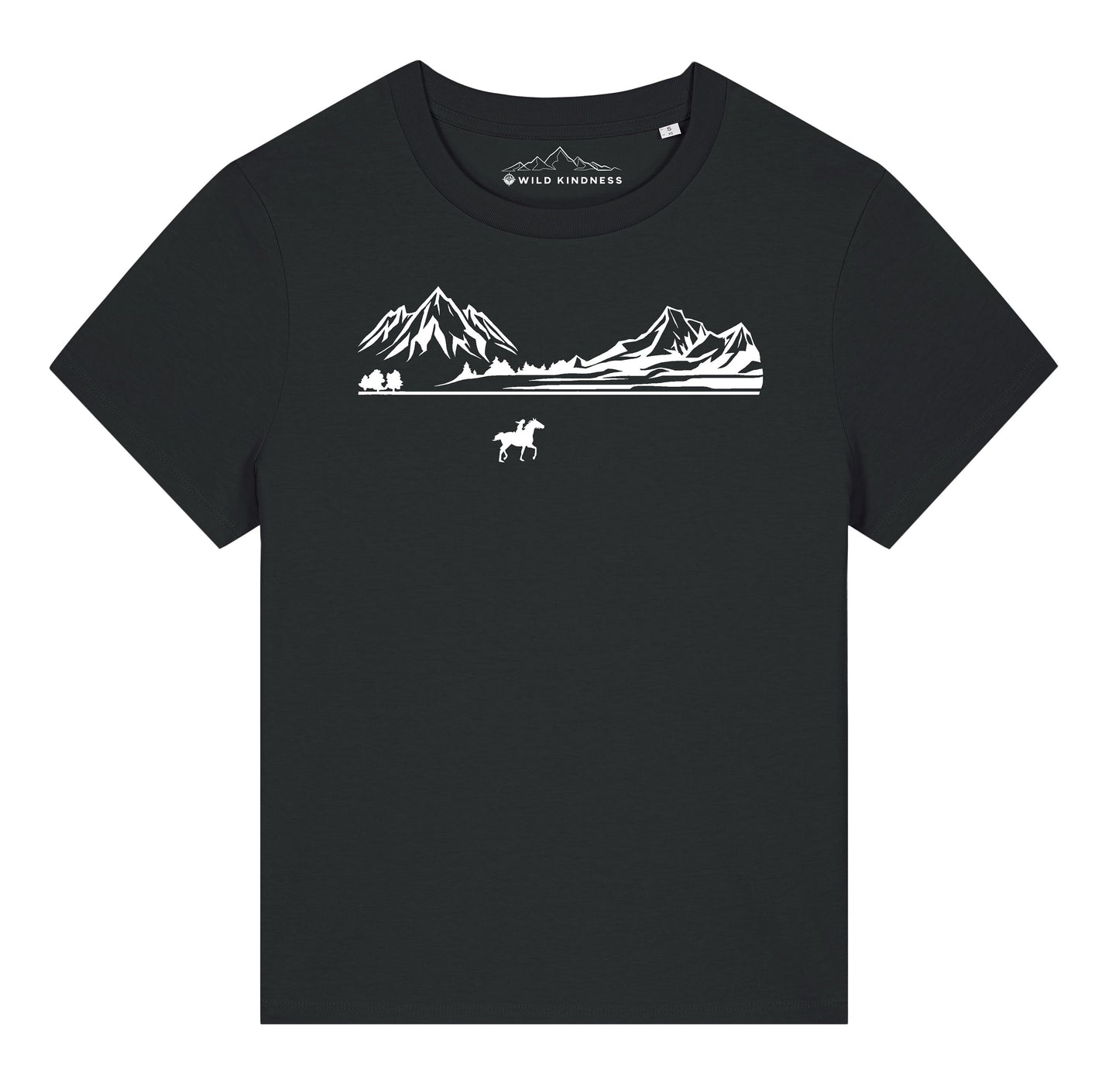 Horse Riding T-Shirt Womens, Made From Organic Cotton