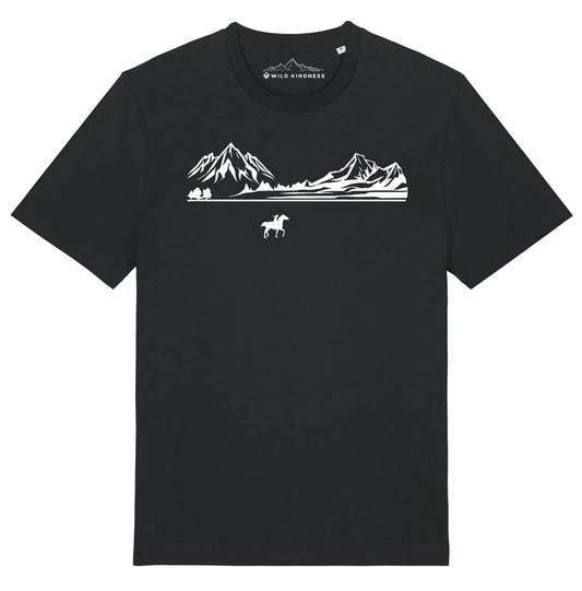 Horse Riding T-Shirt Womens, Made From Organic Cotton