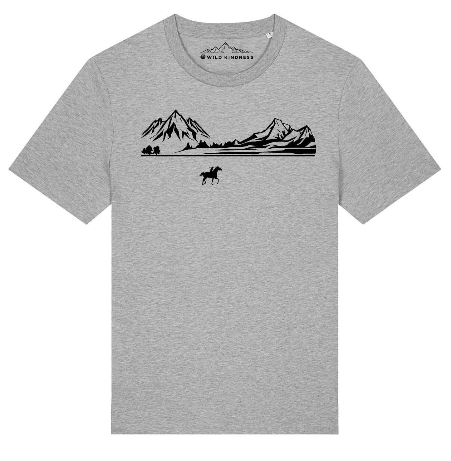 Horse Riding T-Shirt Womens, Made From Organic Cotton