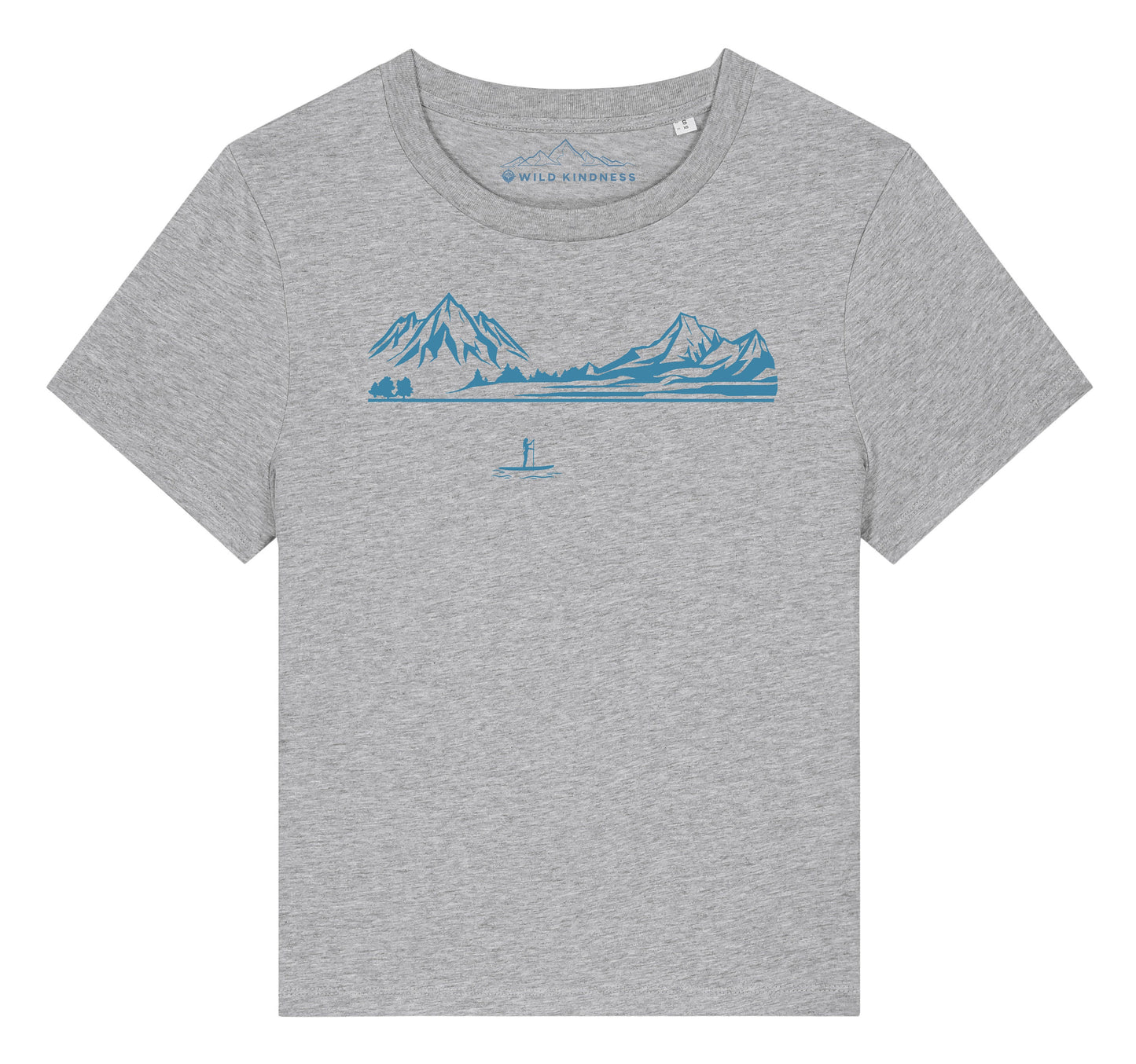 Paddle Boarding T-Shirt Womens, Made From Organic Cotton