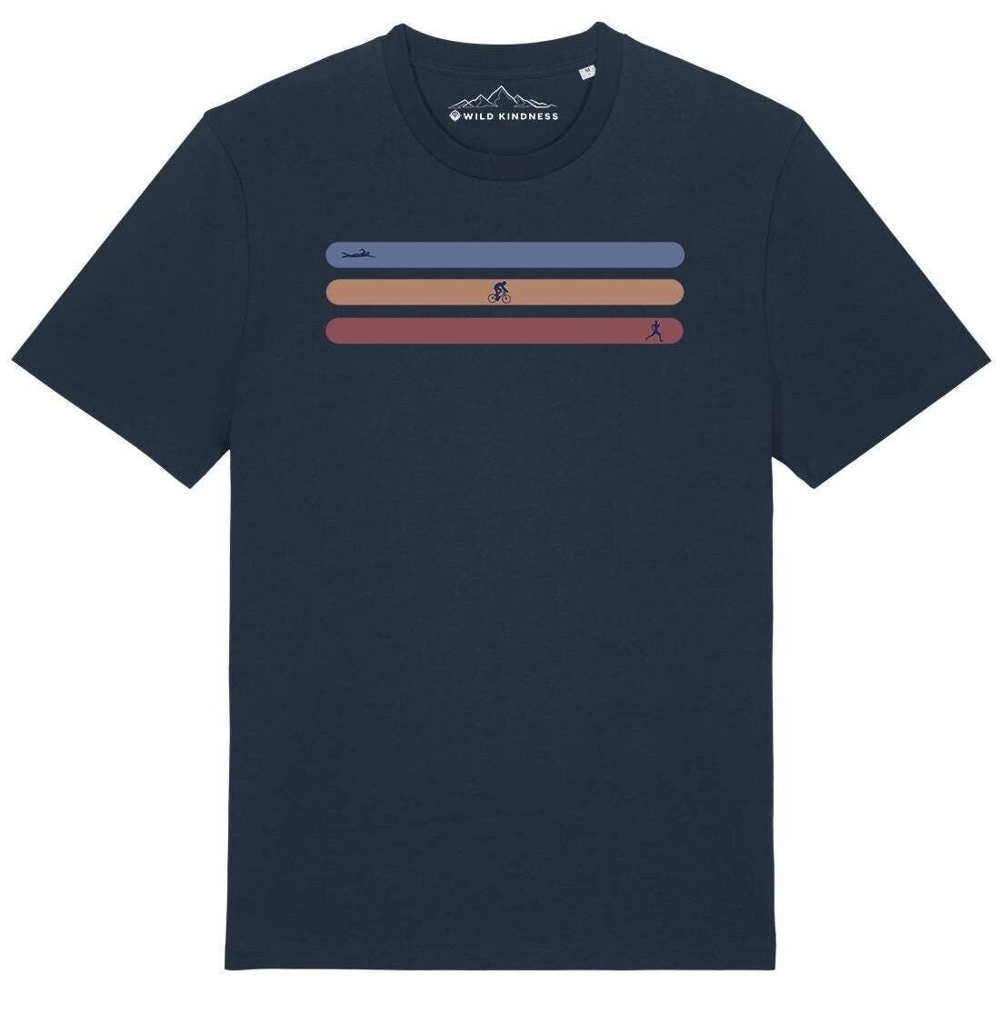 Triathlon T-Shirt Mens, Made From Organic Cotton,