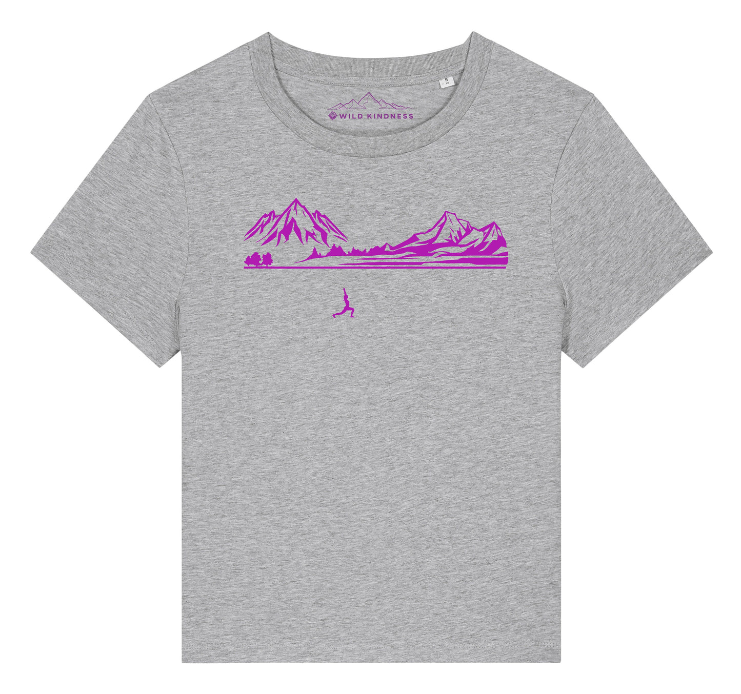 Yoga T-Shirt Womens, Made From Organic Cotton