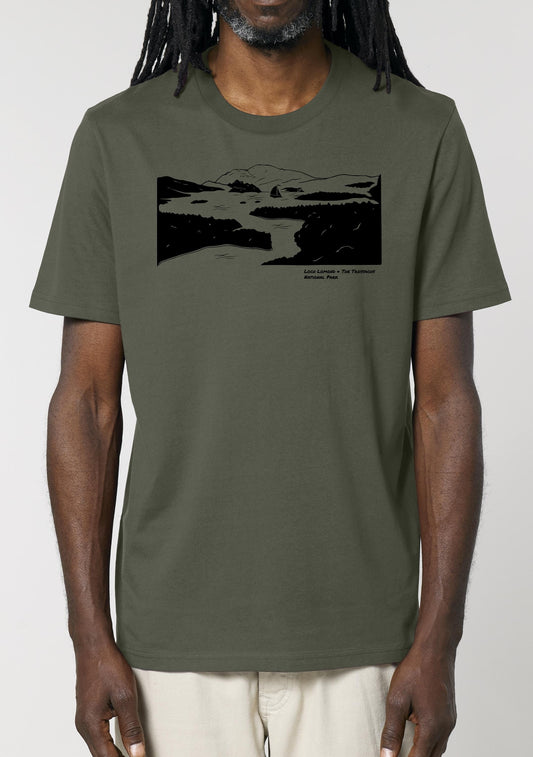Loch Lomond National Park T-Shirt, Unisex Fit Made From Organic Cotton