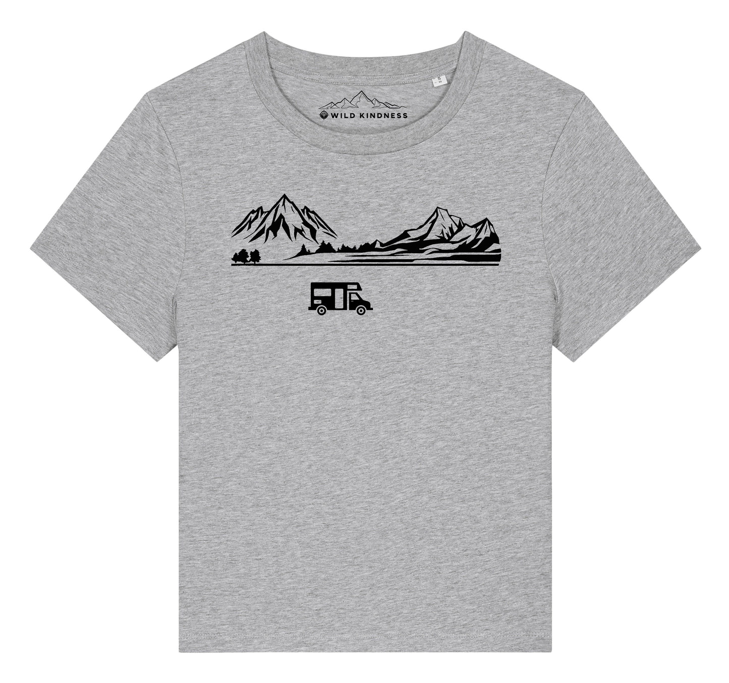 Motorhome T-Shirt Womens, Made From Organic Cotton
