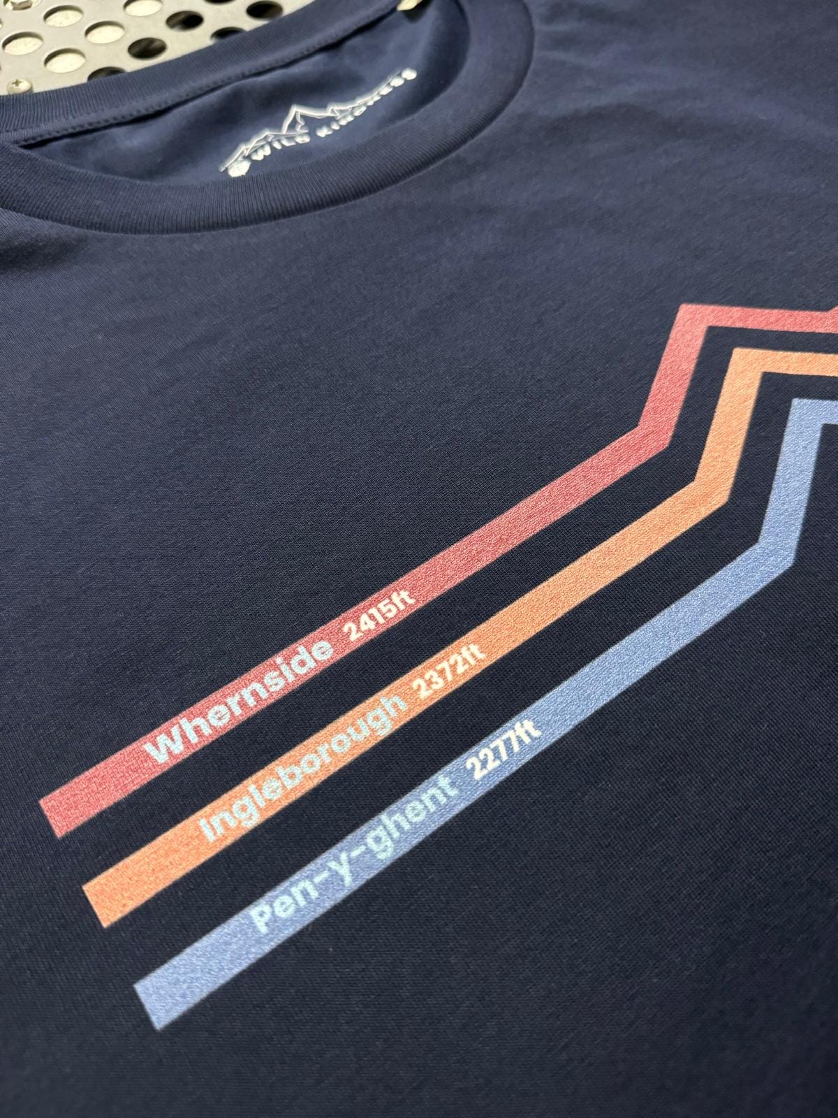 Yorkshire 3 Peaks Mountain Challenge Unisex T-Shirt, Made From Organic Cotton