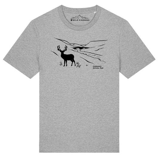 Cairngorms National Park T-Shirt, Unisex Fit Made From Organic Cotton
