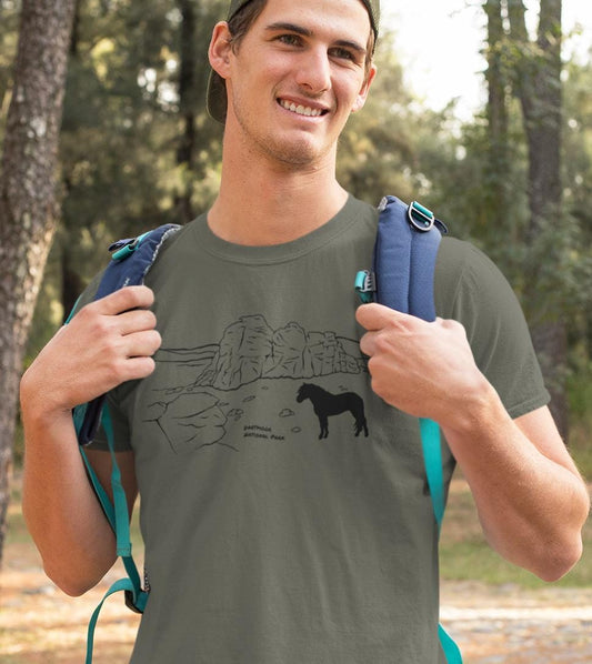 Dartmoor National Park T-Shirt, Unisex Fit Made From Organic Cotton