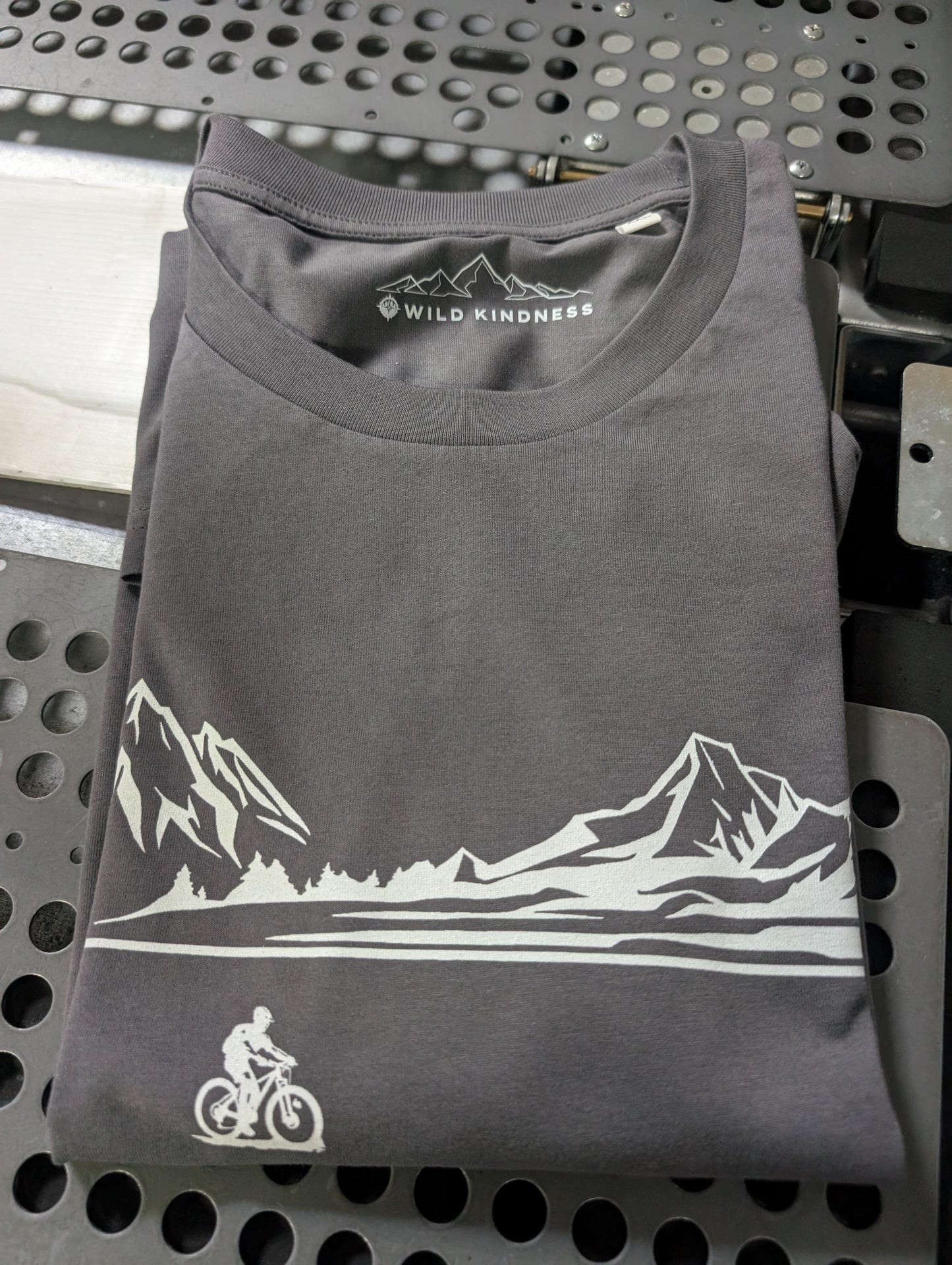 Mountain Biking T-Shirt Mens, Made From Organic Cotton