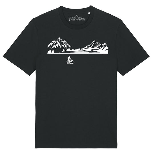 Mountain Biking T-Shirt Mens, Made From Organic Cotton