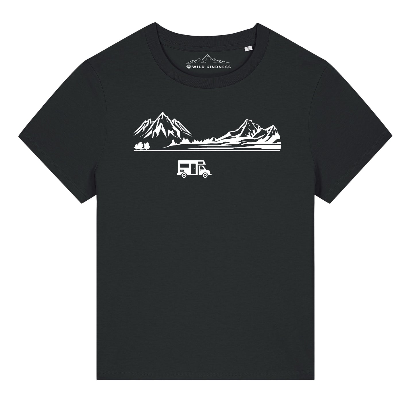 Motorhome T-Shirt Womens, Made From Organic Cotton