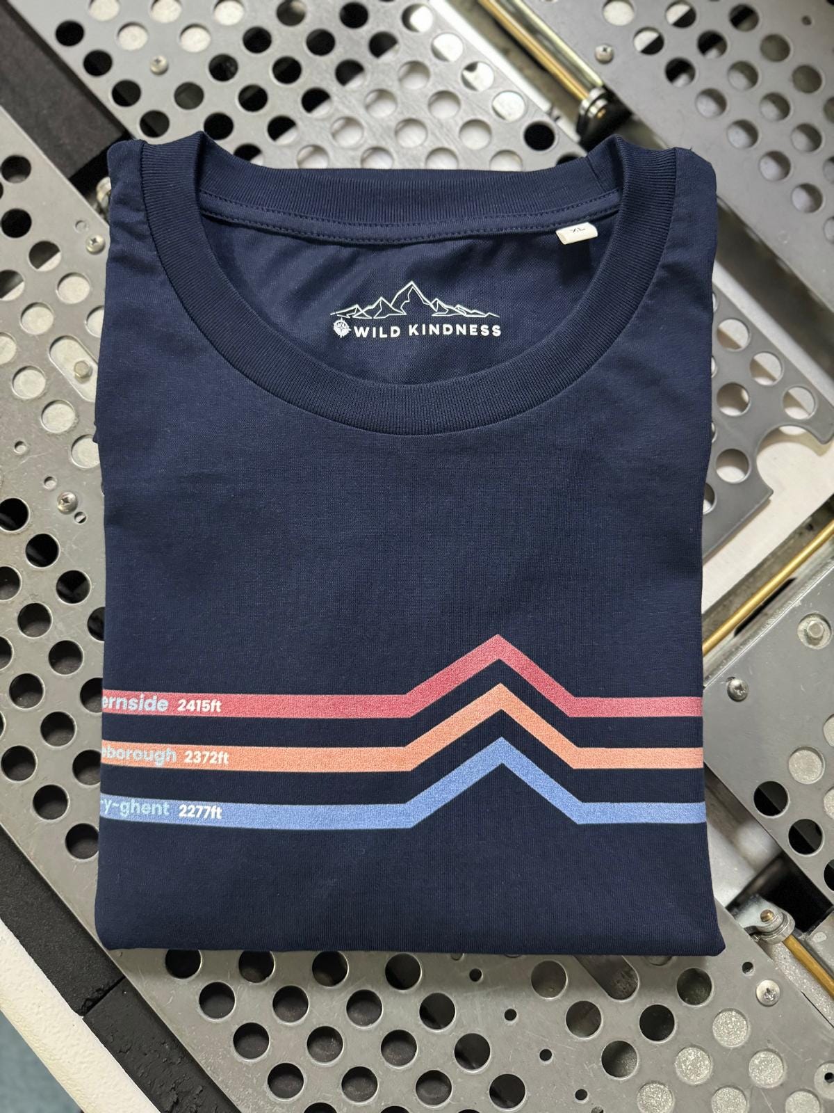 Yorkshire 3 Peaks Mountain Challenge Unisex T-Shirt, Made From Organic Cotton