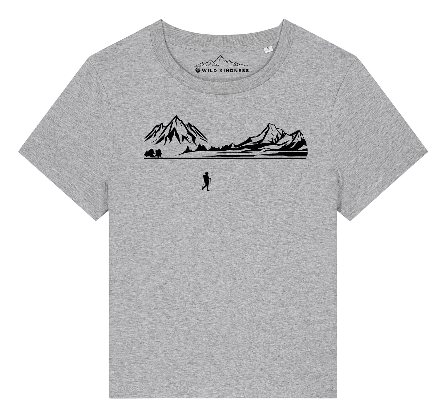 Hiking T-Shirt Womens, Made From Organic Cotton