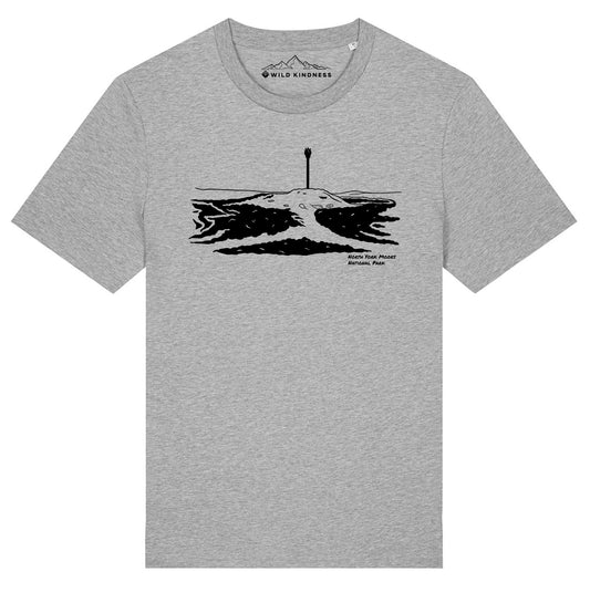 North York Moors National Park T-Shirt, Unisex Fit Made From Organic Cotton