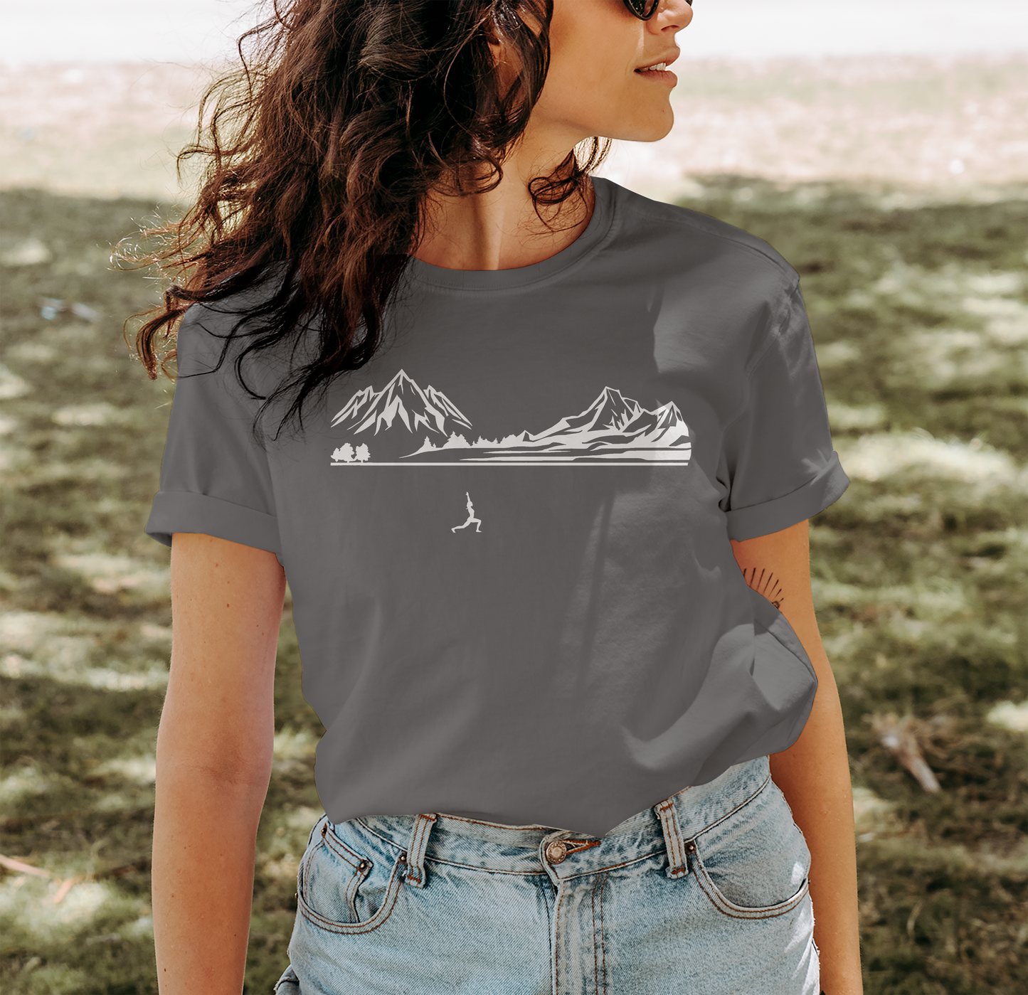 Yoga T-Shirt Womens, Made From Organic Cotton