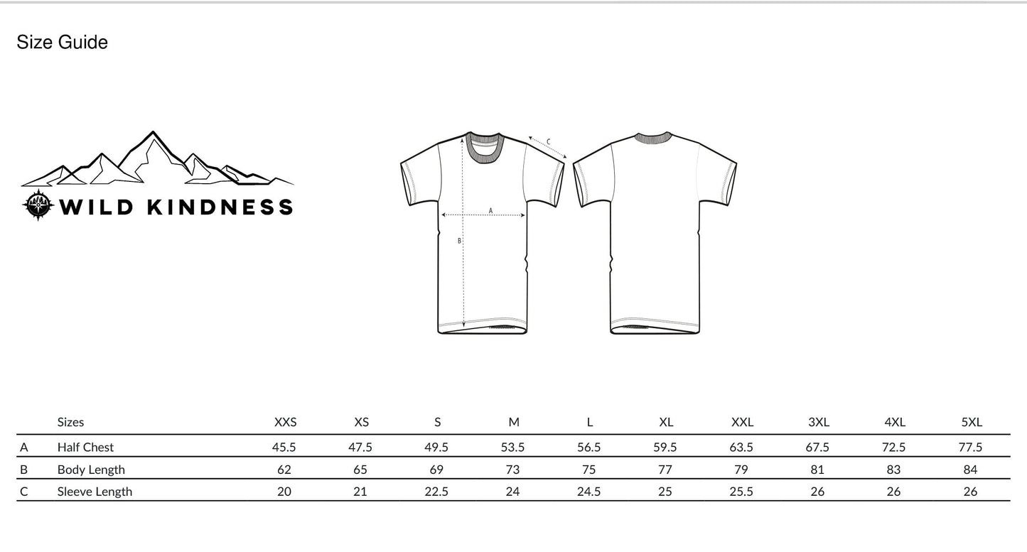 Lake District National Park T-Shirt, Unisex Fit Made From Organic Cotton