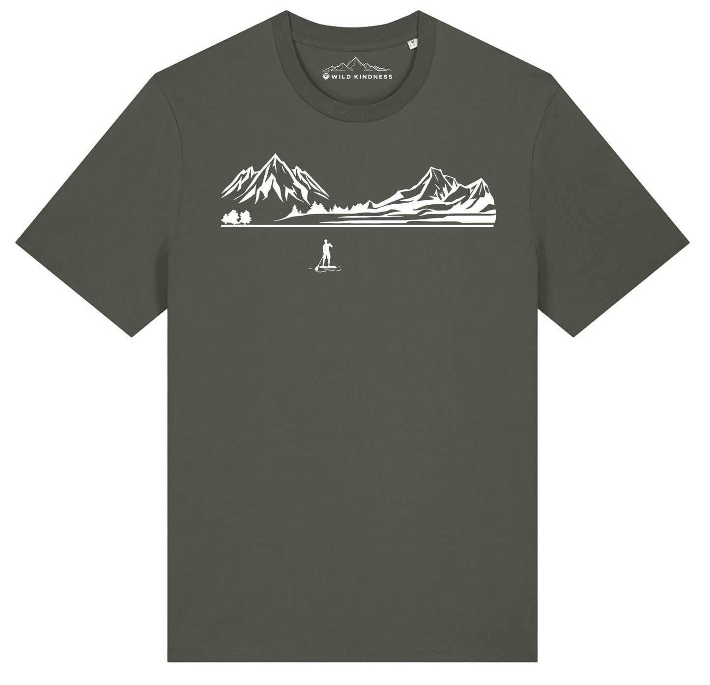 Paddleboarding T-Shirt Mens, Made From Organic Cotton