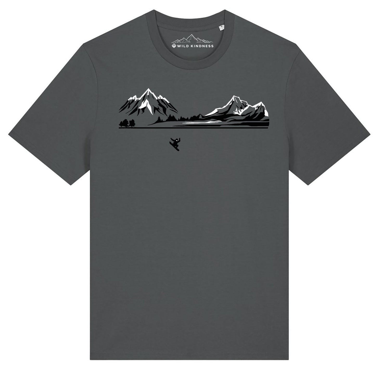 Snowboarder T-Shirt Mens, Made From Organic Cotton