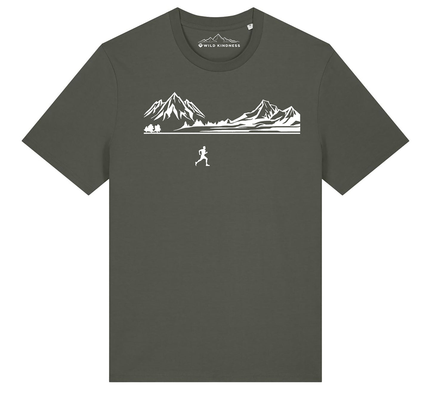 Trail Running T-Shirt Mens, Made From Organic Cotton
