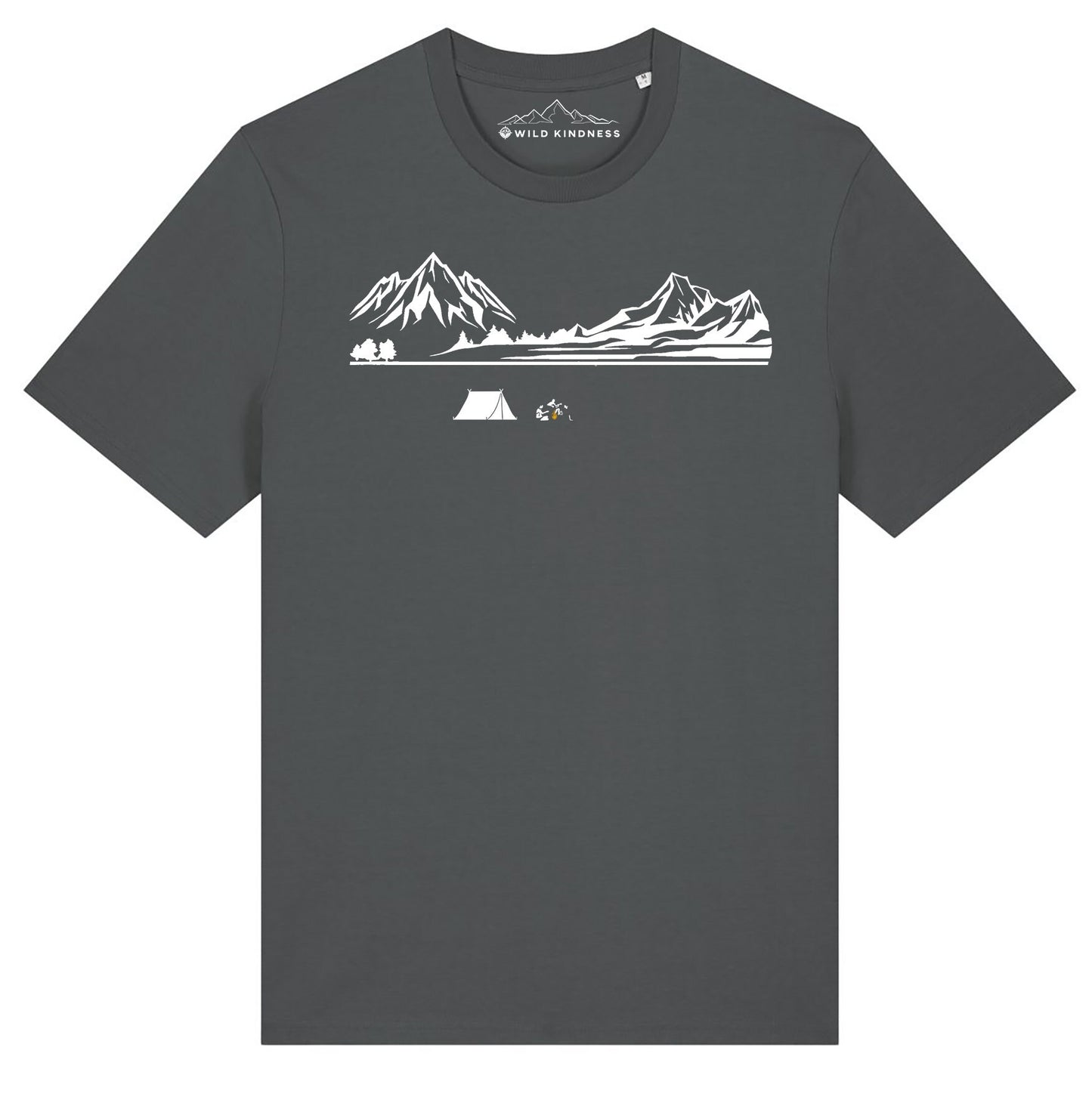 Camping T-Shirt Mens, Made From Organic Cotton