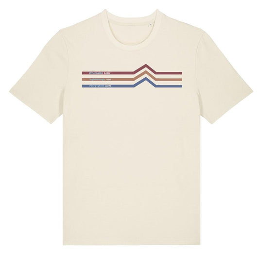 Yorkshire 3 Peaks Mountain Challenge T-Shirt Womens, Made From Organic Cotton