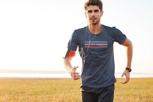 Triathlon T-Shirt Mens, Made From Organic Cotton,