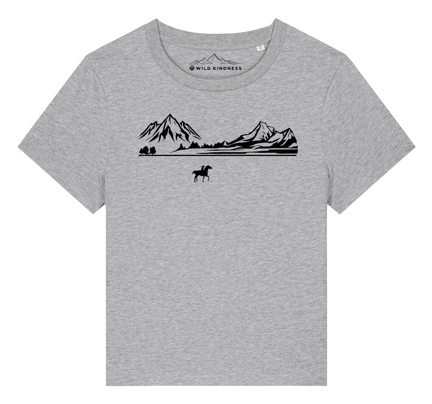 Horse Riding T-Shirt Womens, Made From Organic Cotton