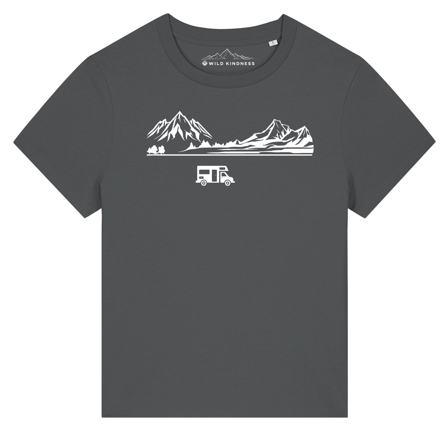 Motorhome T-Shirt Womens, Made From Organic Cotton