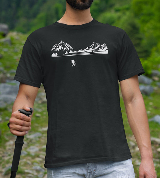 Hiking T-Shirt Mens, Made From Organic Cotton