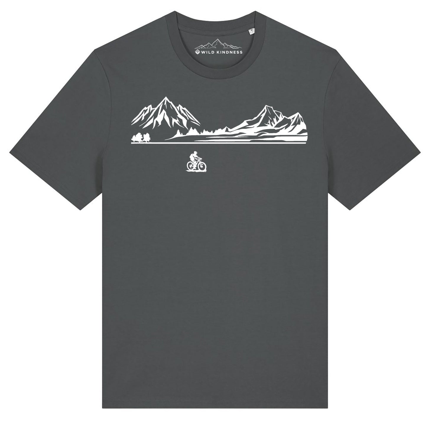 Mountain Biking T-Shirt Mens, Made From Organic Cotton