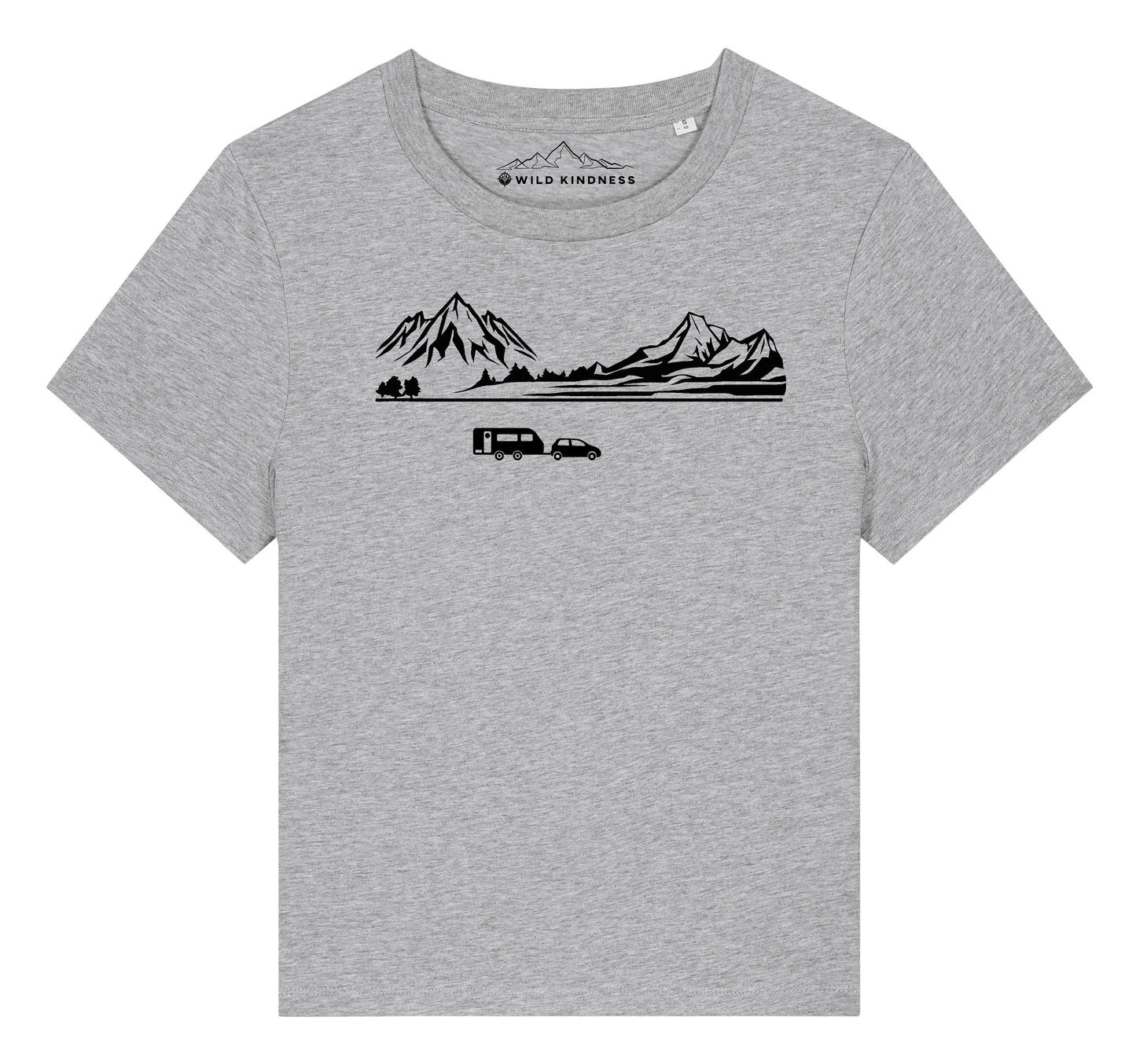Caravan Tourer T-Shirt Womens, Made From Organic Cotton