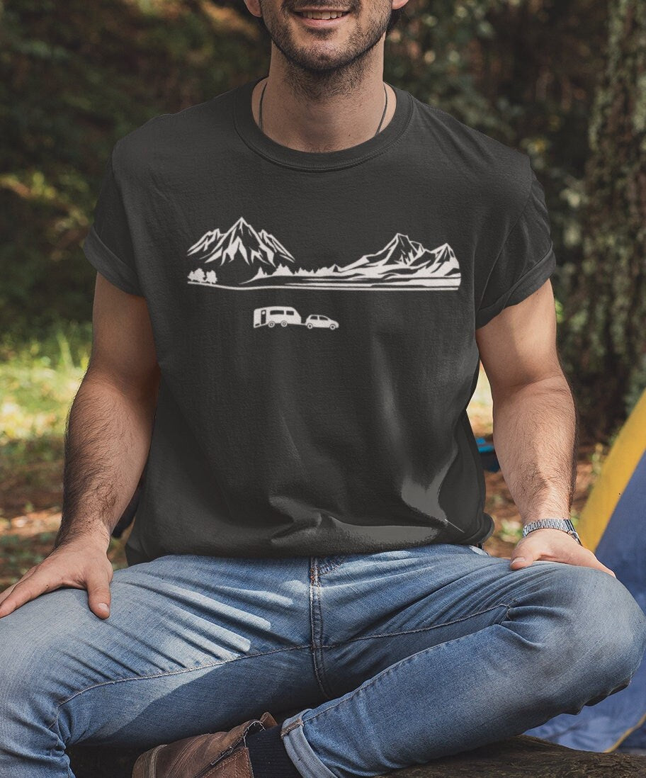 Caravan Tourer T-Shirt Mens, Made From Organic Cotton