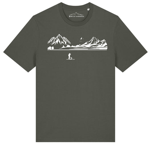 Bird Watching T-Shirt Mens, Made From Organic Cotton