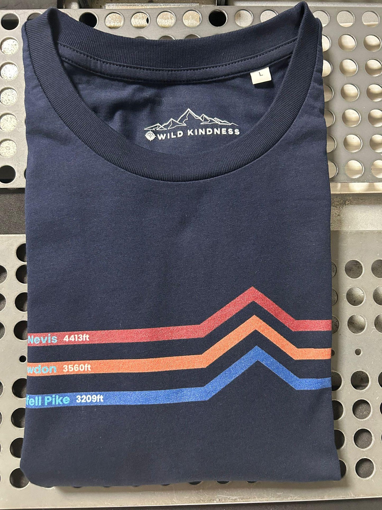 National 3 Peaks Mountain Challenge Unisex T-Shirt, Made From Organic Cotton