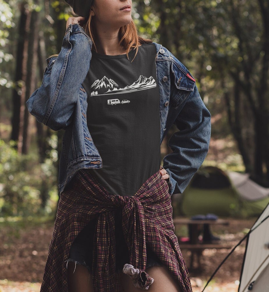 Caravan Tourer T-Shirt Womens, Made From Organic Cotton
