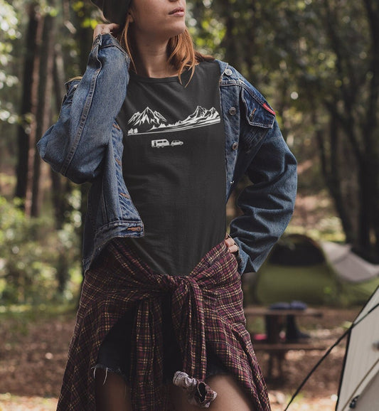 Caravan Tourer T-Shirt Womens, Made From Organic Cotton