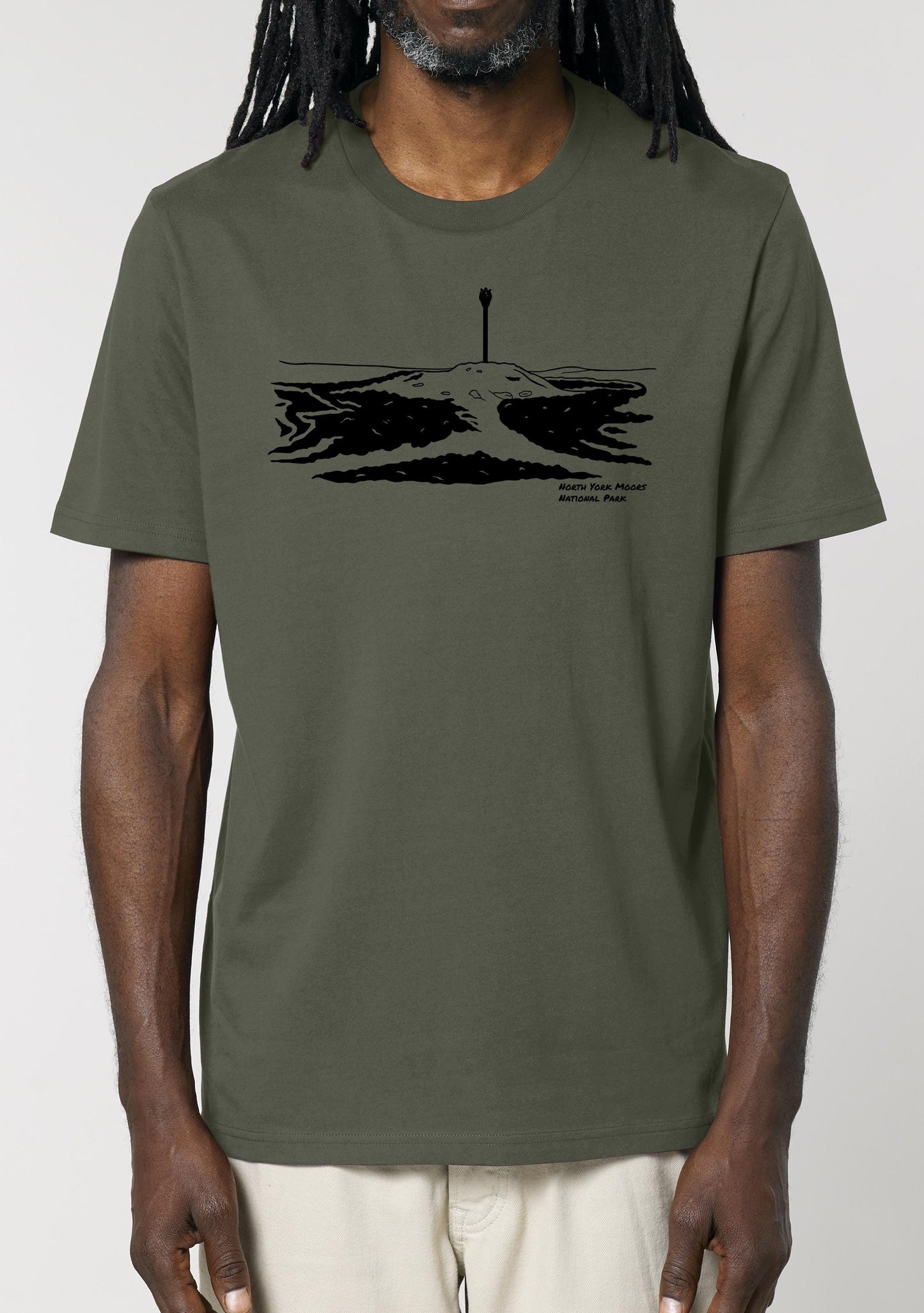 North York Moors National Park T-Shirt, Unisex Fit Made From Organic Cotton