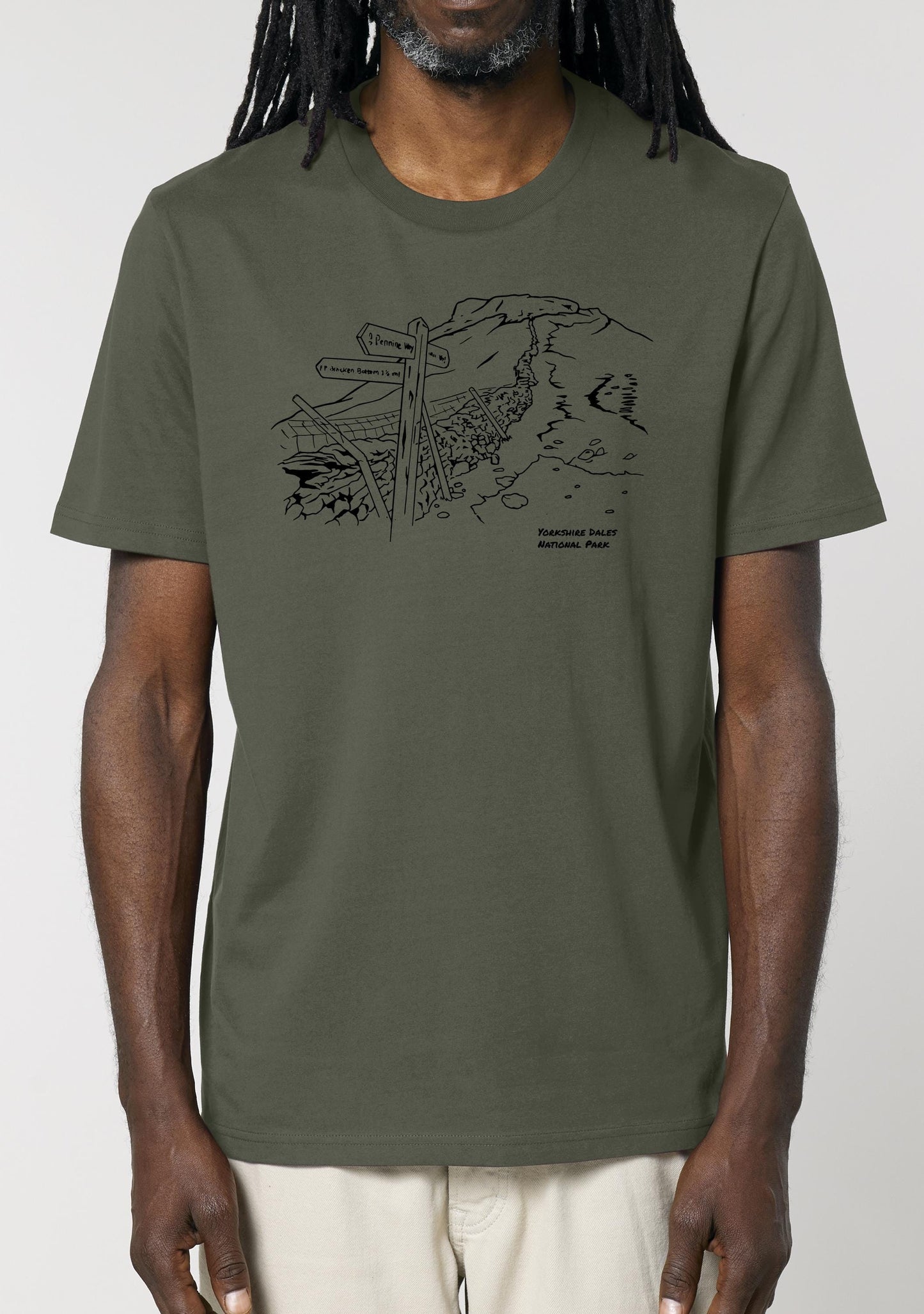 Yorkshire Dales National Park T-Shirt, Unisex Fit Made From Organic Cotton