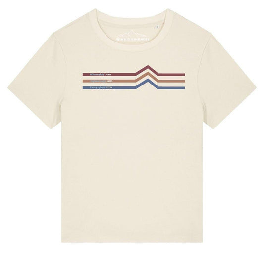 Yorkshire 3 Peaks Mountain Challenge T-Shirt Womens, Made From Organic Cotton