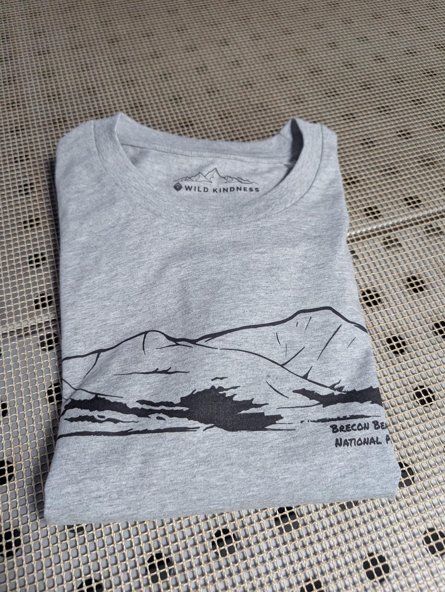 Brecon Beacons National Park T-Shirt, Unisex Fit Made From Organic Cotton